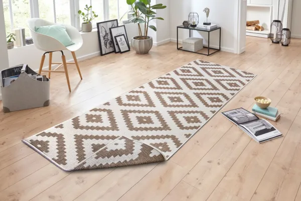 Obojstranný koberec Twin Malta linen