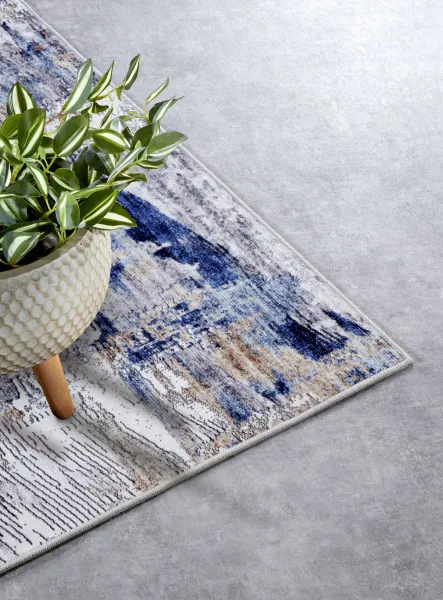 ELLE Decoration koberce Kusový koberec Imagination New 106035 Dark blue/Beige z kolekcie Elle - 160x230 cm