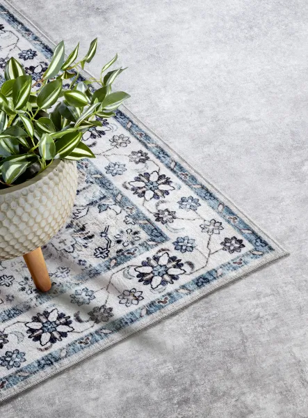 ELLE Decoration koberce Kusový koberec Imagination New 106042 Cream/Blue z kolekcie Elle - 80x150 cm