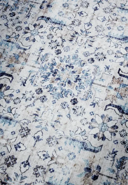 ELLE Decoration koberce Kusový koberec Imagination New 106042 Cream/Blue z kolekcie Elle - 80x150 cm