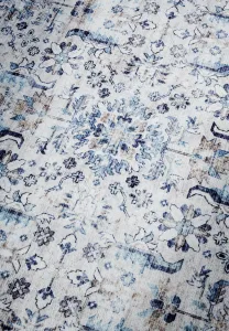 ELLE Decoration koberce Kusový koberec Imagination New 106042 Cream/Blue z kolekcie Elle - 80x150 cm