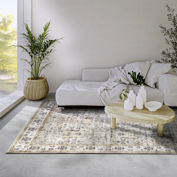 ELLE Decoration koberce Kusový koberec Imagination New 106043 Cream/Gold z kolekcie Elle - 80x150 cm