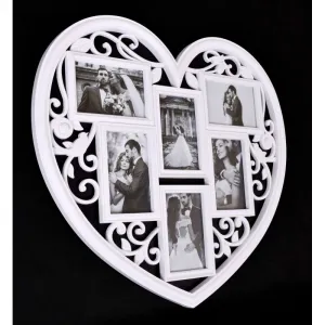 Fotorámik na 6 fotografií Breva biely