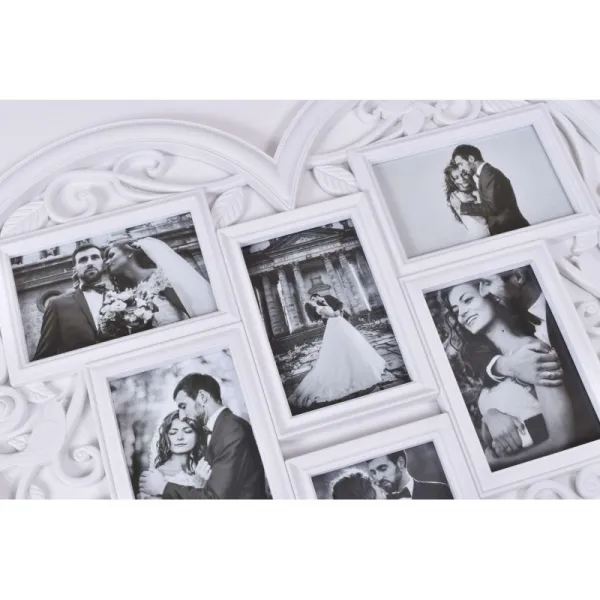 Fotorámik na 6 fotografií Breva biely