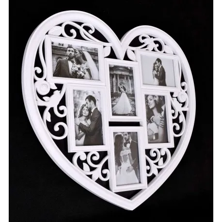 Fotorámik na 6 fotografií Breva biely