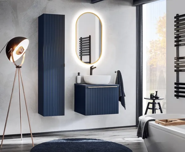 ArtCom Doska pod umývadlo SANTA FE Blue | tmavomodrá Doska pod umývadlo: 89-060 - 60 cm