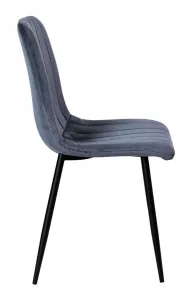 Čalúnené kreslo FRESNO VELVET graphite velvet