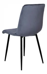 Čalúnené kreslo FRESNO VELVET graphite velvet