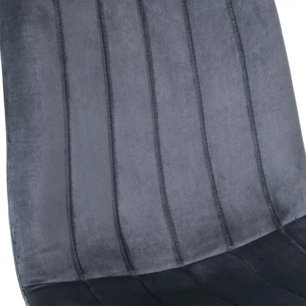 Čalúnené kreslo FRESNO VELVET graphite velvet