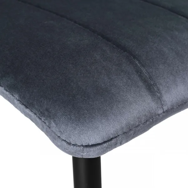 Čalúnené kreslo FRESNO VELVET graphite velvet