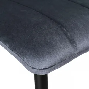 Čalúnené kreslo FRESNO VELVET graphite velvet