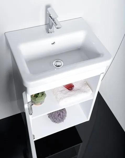 SAPHO - ELLA umývadlová skrinka 46,5x65x38,5cm, 1x dvierka,ľavá, biela EL055-3030