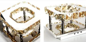 TooLight Stropné hranaté svietidlo Plafon Glamour 8W APP405-C APP406-C