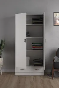 FALCO Šatníková skriňa Pegida biela