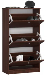3 krídlový botník 60 cm, wenge
