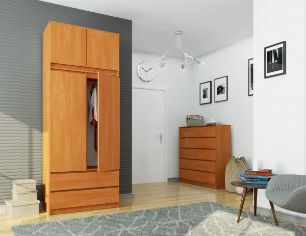 Ak furniture Nadstavec na skrinku Star 90 cm jelša