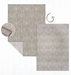 Obojstranný koberec Pangli linen