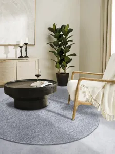 Villeroy & Boch - Hanse Home koberce Kusový koberec Villeroy & Boch 106050 Silver kruh - 200x200 (priemer) kruh cm