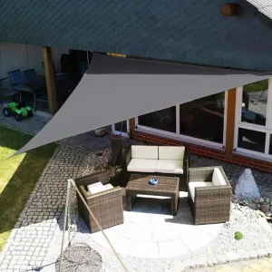 Vodeodolná plachta so slnečníkom 3x3x3m - sivá