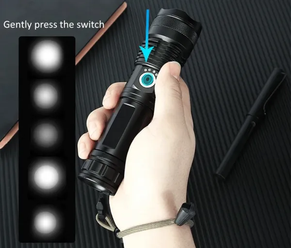 Taktické svietidlo LED ZOOM - P50