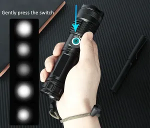 Taktické svietidlo LED ZOOM - P50