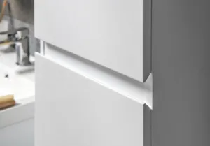 ALTAIR vysoká skříňka s košem 40x184x31cm, bílá AI185R