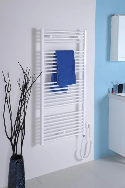 AQUALINE - DIRECT-E elektrické vykurovacie teleso, rovné, 600x1320 600 W, biela ILE36T