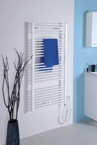 AQUALINE - DIRECT-E elektrické vykurovacie teleso, rovné, 600x1320 600 W, biela ILE36T