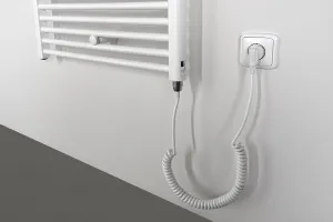 AQUALINE - DIRECT-E elektrické vykurovacie teleso, rovné, 600x1680 800 W, biela ILE66T
