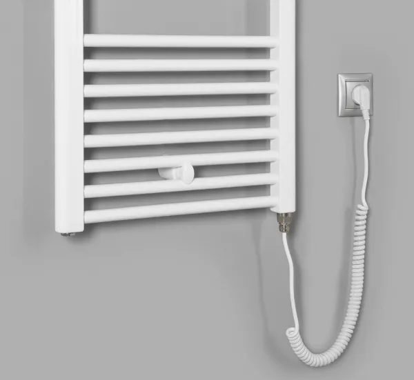 AQUALINE - DIRECT-E elektrické vykurovacie teleso, rovné, 600x960 400 W, biela ILE96T