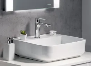 PAX stojanová umývadlová batéria bez výpuste, chróm XA02