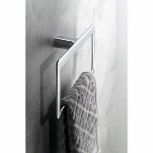 PIRENEI držiak uterákov kruh, chróm PI7013