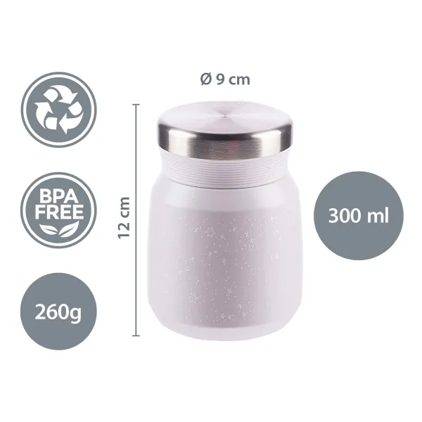 Zopa termoska na príkrmy 300 ml Flowers