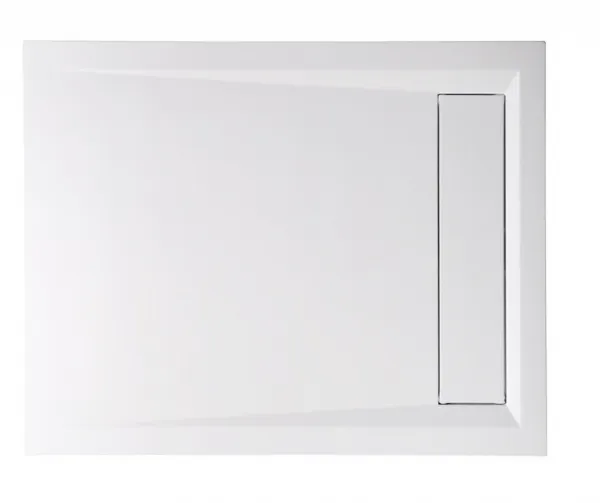 POLYSAN - VARESA sprchová vanička z liateho mramoru so záklopom, obdĺžnik 110x90cm 72938
