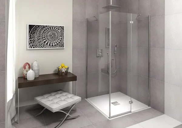 POLYSAN - FLEXIA sprchová vanička z liateho mramoru s možnosťou úpravy rozmeru 100x80cm 72926