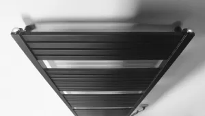 AQUALINE - TONDI-E elektrické vykurovacie teleso, rovné, 600x1690 800 W, čierna mat DE496T