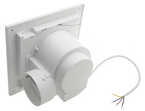 SAPHO - TECTO stropný axiálny ventilátor s časovačom, 20W, potrubie 100, biela TC202