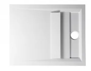 POLYSAN - VARESA sprchová vanička z liateho mramoru so záklopom, obdĺžnik 100x80cm 71605