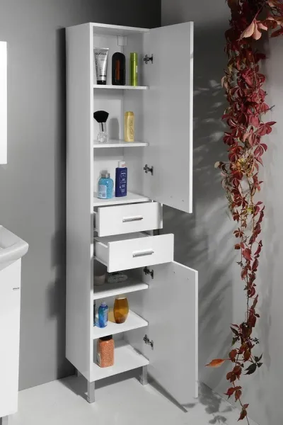 ZOJA / KERAMIA FRESH skrinka vysoká 35x184x29cm, biela 51220