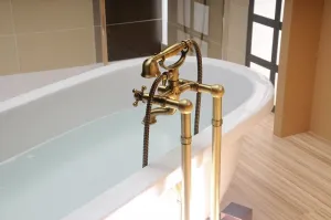 ANTEA nástenná vaňová batéria kompletné, bronz 3016