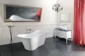 Pripojenie pre inštaláciu vaňové batérie do podlahy (pár), chróm 9881