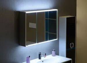 Jokey - BATU galerka 100x71x15cm, 2x LED osvetlenie, biela 1141130