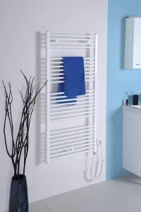 AQUALINE - DIRECT-E elektrické vykurovacie teleso, rovné, 450x960 300 W, biela ILE94T