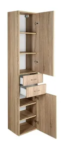 ZOJA / KERAMIA FRESH skrinka vysoká 35x184x29cm, dub platin 51222
