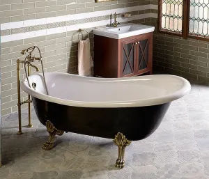 ANTEA pripojenie pre inštaláciu vaňové batérie do podlahy (pár), bronz 9846