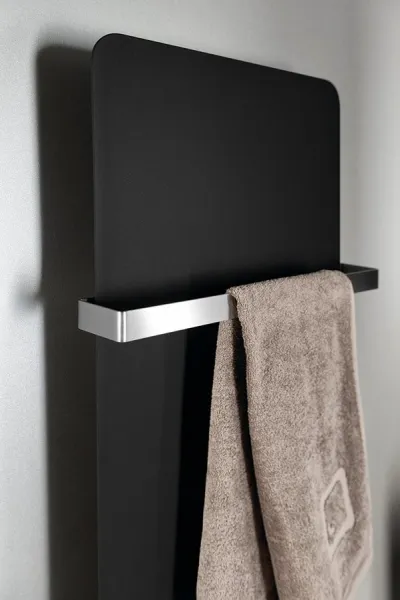 SAPHO - TABELLA vykurovacie teleso 370x1190 čierna mat MI1139