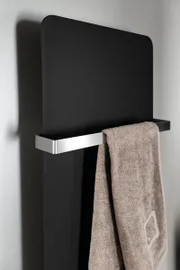 SAPHO - TABELLA vykurovacie teleso 370x1190 čierna mat MI1139