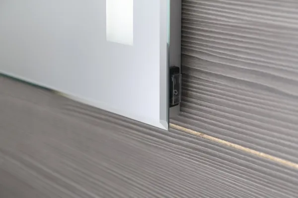 AQUALINE - Zrkadlo s LED osvetlením 60x80cm, gombíkový vypínač ATH6
