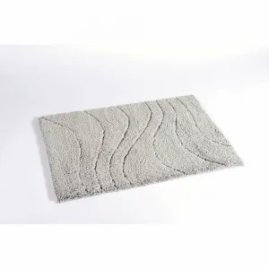 RIDDER 729307 La ola kúpeľňová predložka s protišmykom 60 x 90 cm, sivá