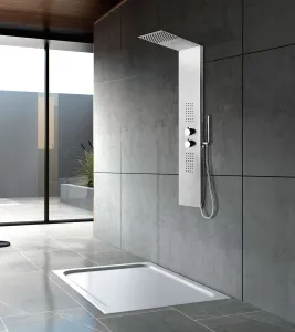 SAPHO - GRACE sprchový panel 220x1450 nerez mat WN326